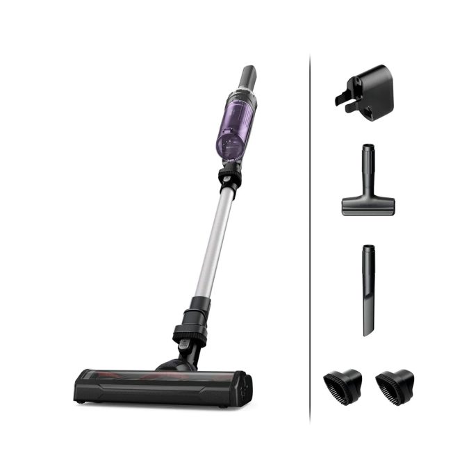 Беспроводной вертикальный пылесос, Tefal, TY1129WO, Время работы 40 мин, Объем пылесборника 0.4л, Макс. уровень шума 82 Дб, Фиолетовый