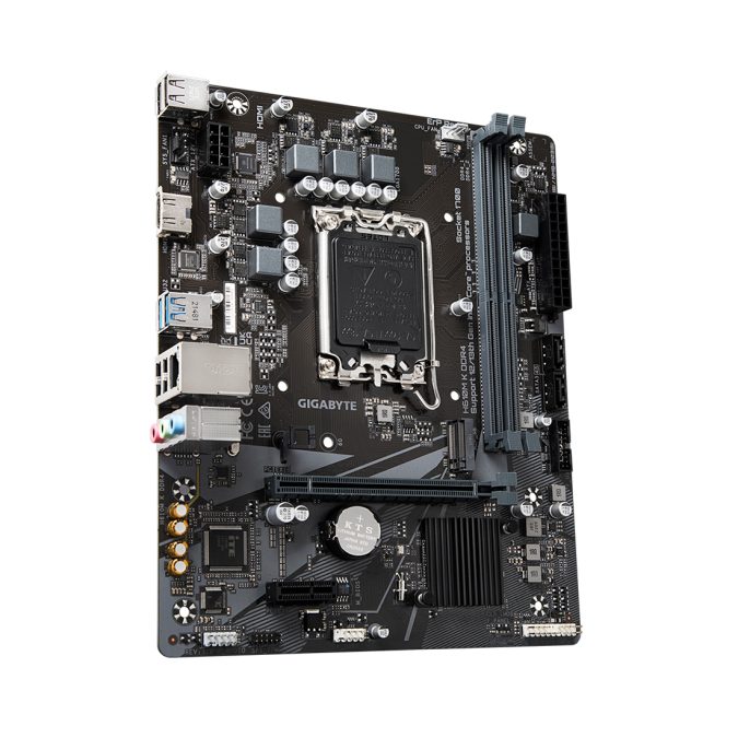 Материнская плата, Gigabyte, H610M K DDR4 (4719331851675), LGA1700, iH610, 2xDDR4 3200/2933/2666MHz, 2xSATA3, 1xM.2 (PCI-E 3.0x4/x2), 1xHDMI, 1xPCI-Ex16, 1xPCI-Ex1, mATX