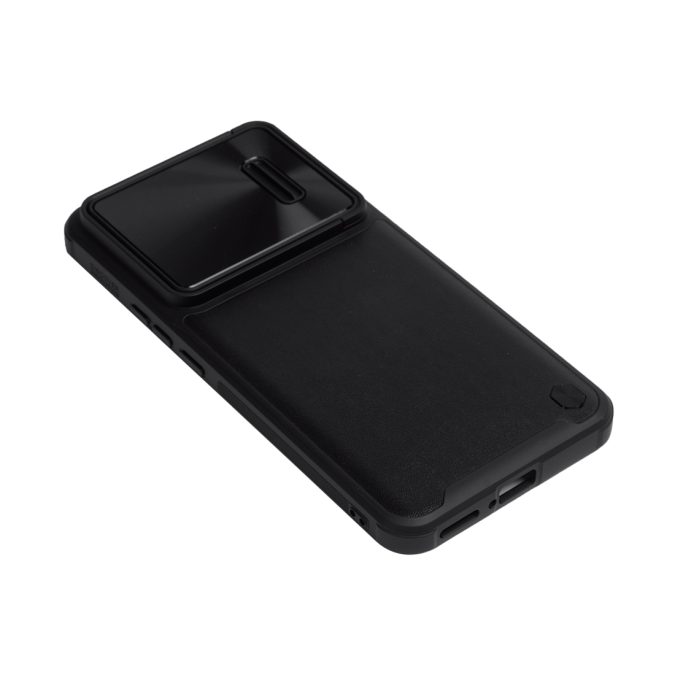 Чехол для телефона, NILLKIN, CLCS-01, для Xiaomi 12T Pro, CamShield Leather Case S, Чёрный