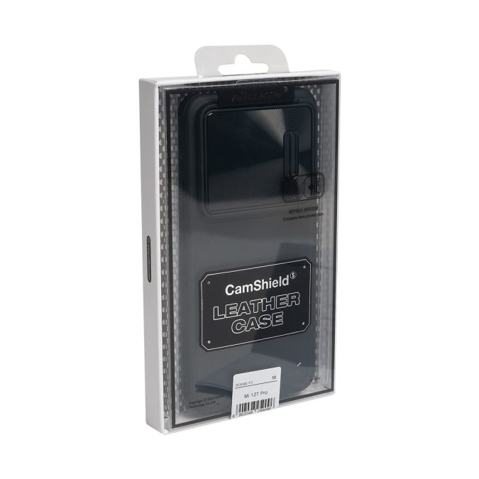 Чехол для телефона, NILLKIN, CLCS-01, для Xiaomi 12T Pro, CamShield Leather Case S, Чёрный