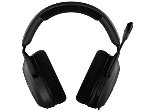 Гарнитура, HyperX, 683L9AA, Cloud Stinger II Core PC, Микрофон съёмный гибкий, Динамики 40 мм, 150 мВт, 15-25000гц, Блок управления звуком USB удлинитель, Чёрно-серый