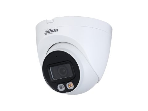IP видеокамера, Dahua, DH-IPC-HDW2549TP-S-IL-0280B, 5 Мп, Фиксированная, купольная, 2,8 мм, 1/2,8-дюймовый CMOS, WizSense, двойная подсветка