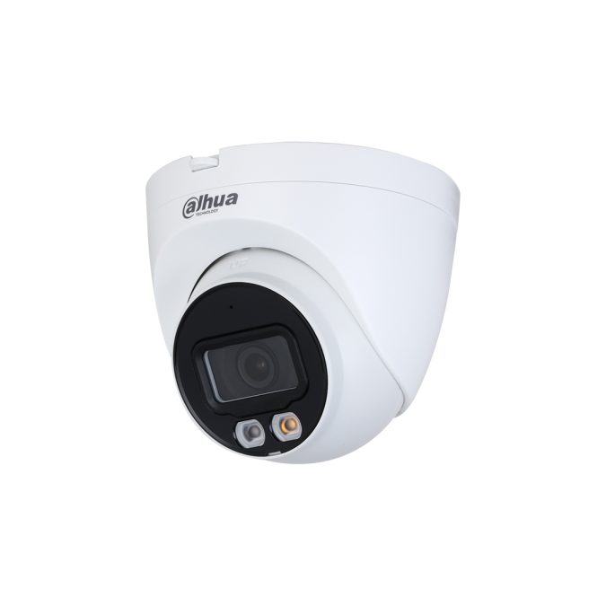 IP видеокамера, Dahua, DH-IPC-HDW2549TP-S-IL-0280B, 5 Мп, Фиксированная, купольная, 2,8 мм, 1/2,8-дюймовый CMOS, WizSense, двойная подсветка