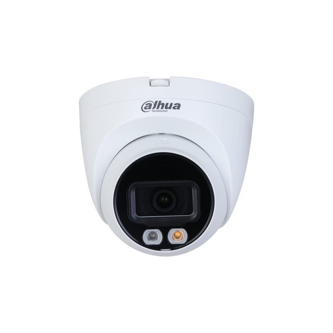 IP видеокамера, Dahua, DH-IPC-HDW2549TP-S-IL-0280B, 5 Мп, Фиксированная, купольная, 2,8 мм, 1/2,8-дюймовый CMOS, WizSense, двойная подсветка