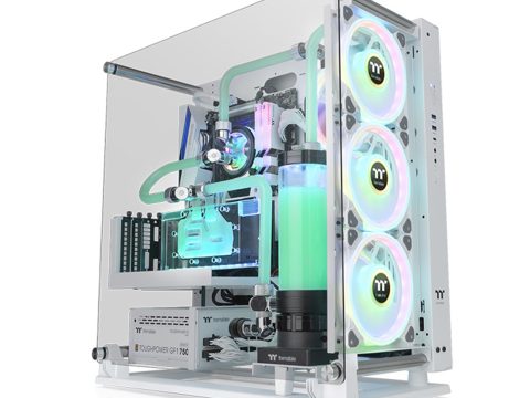 Компьютерный корпус, Thermaltake, Core P3 TG Pro Snow, CA-1G4-00M6WN-09, Mid Tower, E-ATX/ATX/M-ATX/Mini-ITX, USB 3.0*2, USB 3.2 (Gen 2) Type-C*1, HD-Audio, Высота процессорного куллера до 180 мм, Длина VGA до 450мм, 2*3,5"/3*2,5", Сталь, 535*268*500мм, Без Б/П, Белый