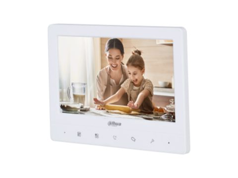 Монитор, Dahua, DHI-VTH1020J 7,0", 7 дюймовый TFT резистивный сенсорный экран, Интеграция сигнализации