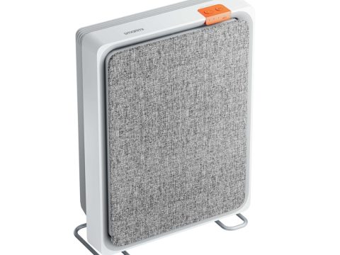 Очиститель воздуха, Smartmi, Air Purifier E1 (ZMKQJHQE11/AP5080DGEU), Обслуживаемая площадь 18 м, Скорость подачи чистого воздуха 150 м/ч, Уровень шума 49 дБА, Серый/Белый