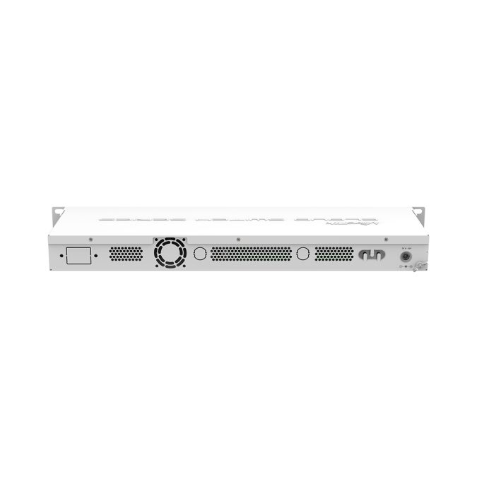 Коммутатор, MikroTik, CSS326-24G-2S+RM, Cloud Smart Switch , 24 порта 10/100/1000M, 2 порта SFP+, Passive PoE in, SwOS, -20°C to 70°C, стоечный 1U