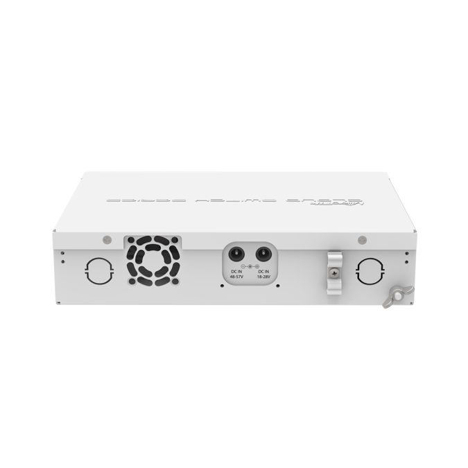 Коммутатор, MikroTik, CRS112-8P-4S-IN, Cloud Router Switch, 8 портов 10/100/1000M, Ether1-Ether8 PoE 802.3af/at, 4 порта SFP, RouterOS (5), -20°C to 60°C, desktop case, настольный/стоечный