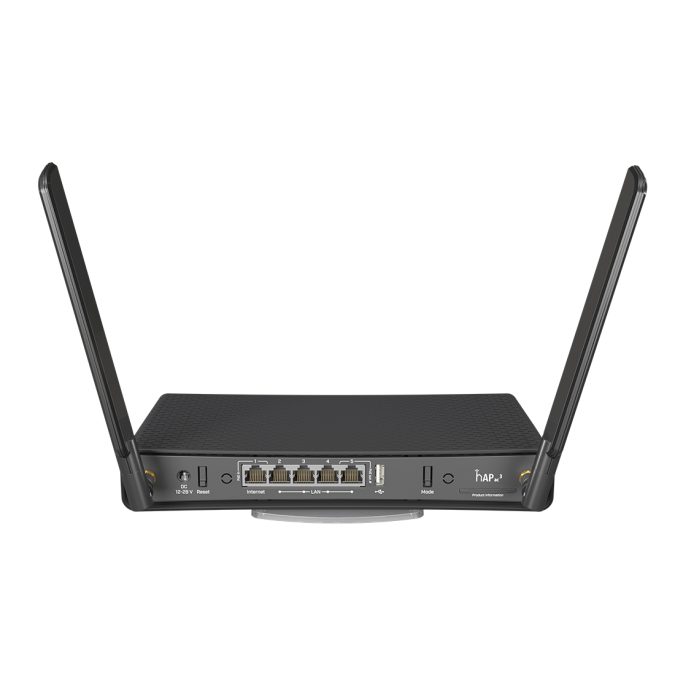 Маршрутизатор, MikroTik, RBD53iG-5HacD2HnD, hAP ac3, 5 портов 10/100/1000M (Ether1 Passive PoE 0.5A), Passive PoE in, 802.11a/b/g/n/ac, AC1200, RouterOS (4), -40°C to 70°C, desktop/tower case