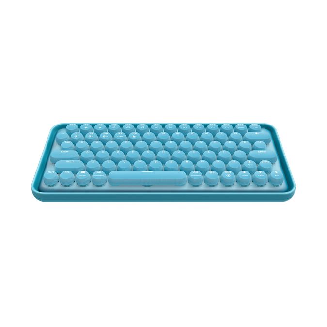 Клавиатура, Rapoo, Ralemo Pre 5, 2.4 Гц, Bluetooth 5.0, 79 клавиш, USB, Перезаряжаемая литиевая батарея, Англ/Рус, Голубой