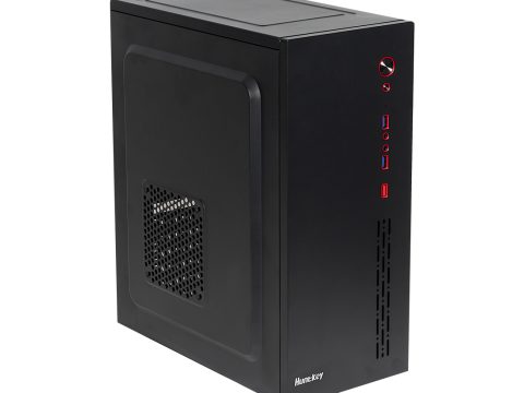 Компьютерный корпус, HuntKey, HK360, ATX/Micro ATX, USB 2*3.0, HD-Audio+ Mic, Высота процессорного кулера до 155мм, Длина VGA до 330мм, 1*3.5"/2*2.5", Толщина 0,45мм, 345x180x412мм, Без Б/П, Черный