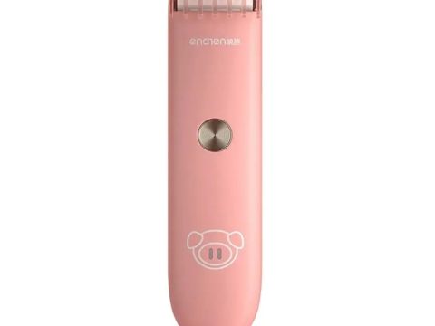 Триммер детский, Enchen, Hair Clipper Yoyo, Номинальная мощность: 4 Вт, Время зарядки: 120 минут, Интеллектуальная система защиты от зажимов, Многофункциональный индикатор, Управление одной кнопкой для двух режимов мощности, Керамическое лезвие, USB TYPE-C, Параметры длины: 0,7-21 мм, Розовый