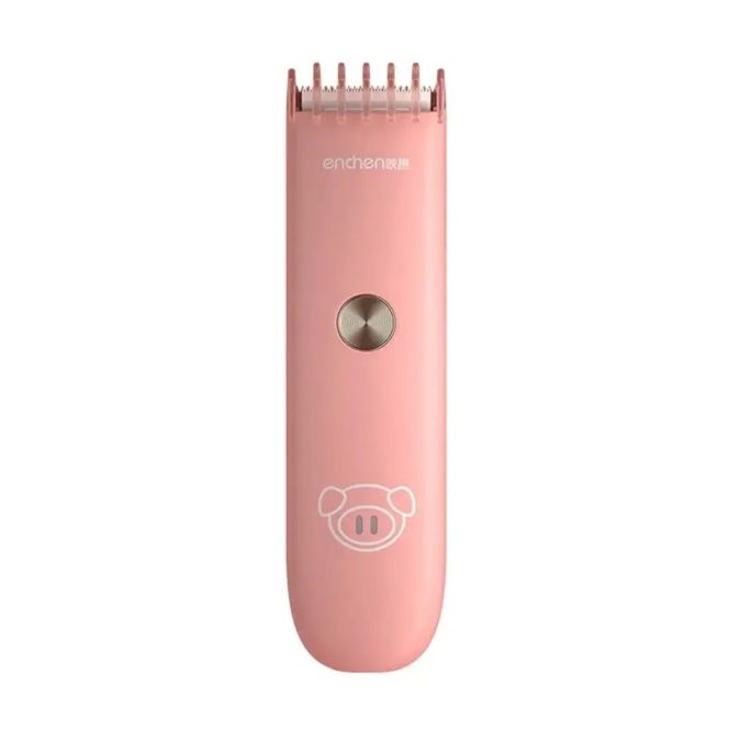 Триммер детский, Enchen, Hair Clipper Yoyo, Номинальная мощность: 4 Вт, Время зарядки: 120 минут, Интеллектуальная система защиты от зажимов, Многофункциональный индикатор, Управление одной кнопкой для двух режимов мощности, Керамическое лезвие, USB TYPE-C, Параметры длины: 0,7-21 мм, Розовый
