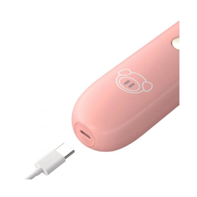 Триммер детский, Enchen, Hair Clipper Yoyo, Номинальная мощность: 4 Вт, Время зарядки: 120 минут, Интеллектуальная система защиты от зажимов, Многофункциональный индикатор, Управление одной кнопкой для двух режимов мощности, Керамическое лезвие, USB TYPE-C, Параметры длины: 0,7-21 мм, Розовый