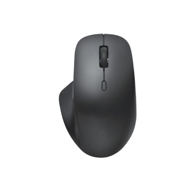 Компьютерная мышь, Rapoo, M50 Plus Silent, 3D, Оптическая, 1000dpi, Беспроводной 2.4 ГГц, Нано-ресивер, Эффективная дистанция 10 м., Батарейки в комплекте, До 9 месяцев работы на одном заряде, Чёрный