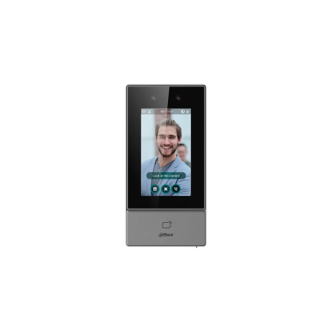 Контроллер доступа, Dahua, DHI-ASI6213S-PW (12В), 4.3'' cенсорный ЖК-дисплей с разрешением 480272, Mifare(13,56 МГц)