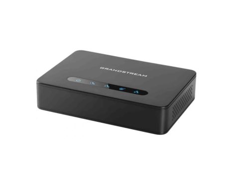 Телефонный адаптер, Grandstream, HT812v2, VoIP-шлюз. аналоговый FXS-шлюз, 2xFXS RJ11, 2xGE, SIP, NAT, T.38, 2 SIP-профиля