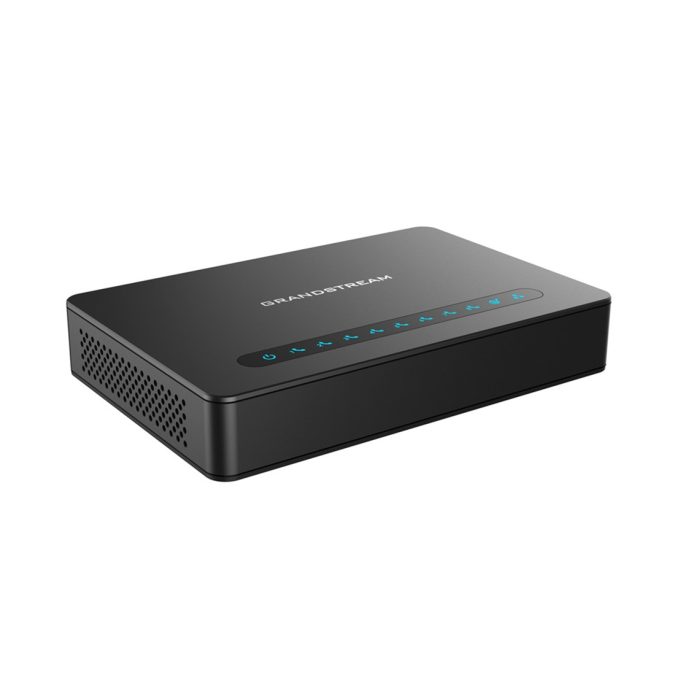 Телефонный адаптер, Grandstream, HT818v2, VoIP-шлюз, аналоговый FXS-шлюз, 8xFXS RJ11, 2xGE, SIP, NAT, T.38, 2 SIP-профиля
