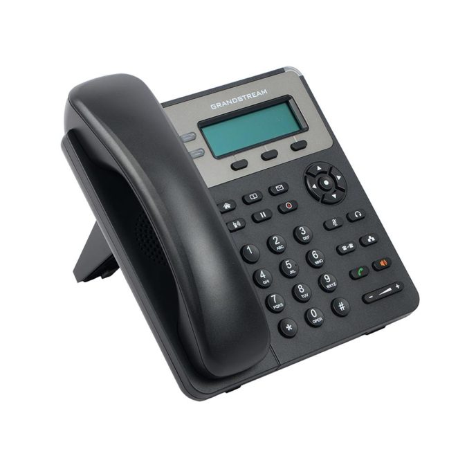 IP телефон, Grandstream, GXP1615, 2 SIP- аккаунта, 2 линии, 2 порта Ethernet 10/100 PoE, 3-х сторонняя конференц-связь, ЖК-дисплей 132x48 (2.95 дюйма), блок питания 5 В/0.6 А