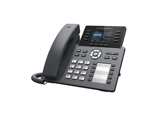 IP телефон, Grandstream, GRP2634, 12 SIP аккаунтов, 8 линий, 2,8"(320x240) цветной LCD, PoE, (1GbE)Gigabit Ethernet, 10 BLF, USB, Wi-Fi, Bluetooth, блок питания 12 В/ 1 А