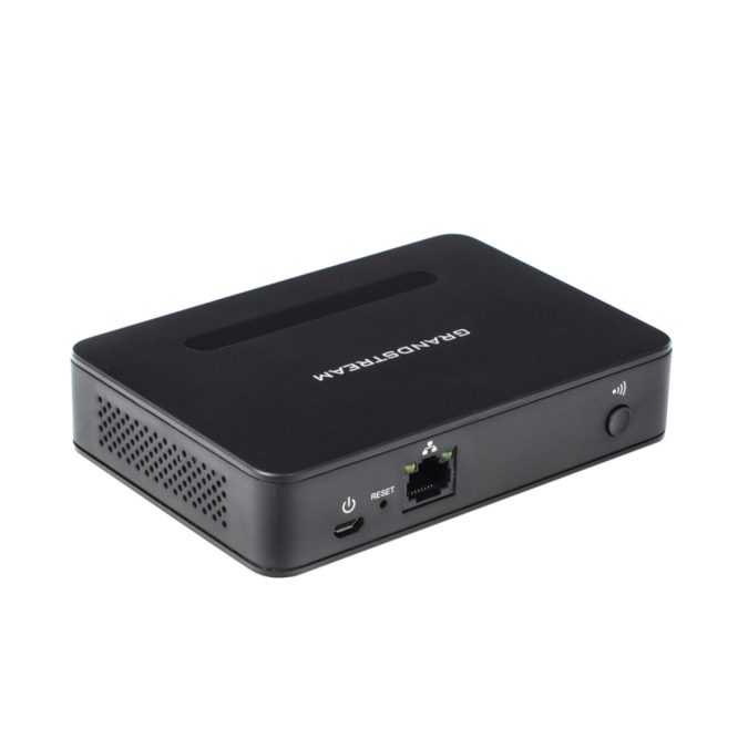 DECT IP базовая станция, Grandstream, DP750, 10 SIP-аккаунтов, 10 линий, 1x Ethernet 10/100 PoE, блок питания Micro-USB 5 В/1 А