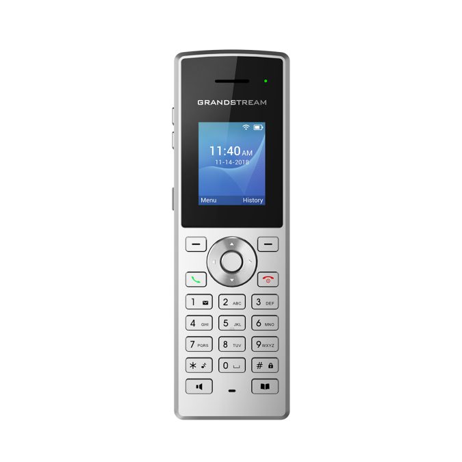 WI-FI IP телефон, Grandstream, WP810, 2xSIP, 2 линии, ЖК-дисплей 128x160 (1.8 дюйма), аккумулятор Li-ion 1500 мАч, блок питания Micro-USB 5 В/1 А