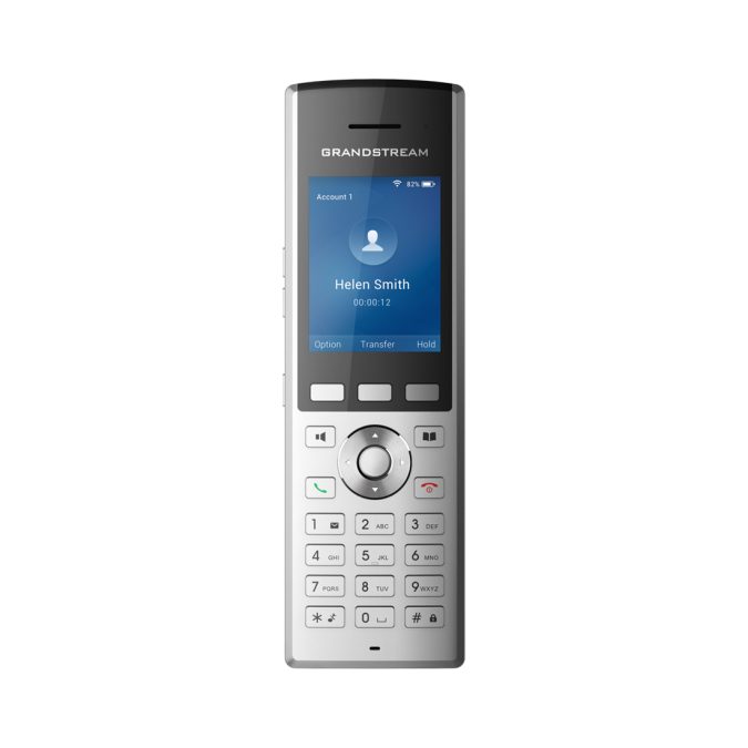 WI-FI IP телефон, Grandstream, WP820, 2 SIP-аккаунта, 2 линии, ЖК-дисплей 240x320 (2.4 дюйма), Android, литий-ионный аккумулятор 1500 мАч, блок питания Micro-USB 5 В / 1 А