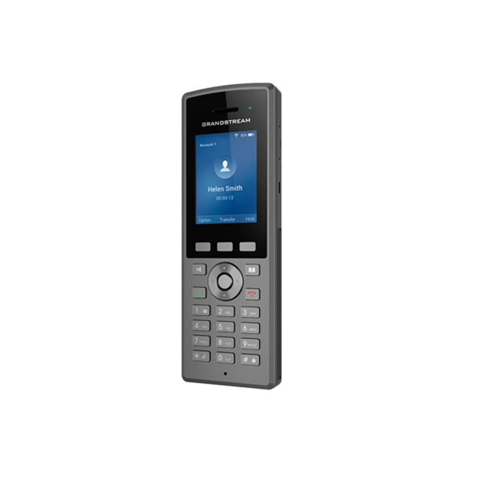 WI-FI IP телефон, Grandstream, WP825, 2 SIP аккаунта, 2 линии, 2,4" (240 x 320) экран, время разговора до 8 часов, клавиша Push-To-Talk, Bluetooth, IP67