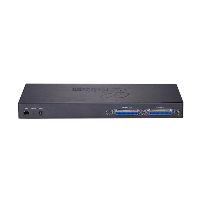 VoIP шлюз, Grandstream, GXW4248v2, 48 FXS, 2 50-контактных разъема Telco, 1x GbE, блок питания 24 В/6.25A