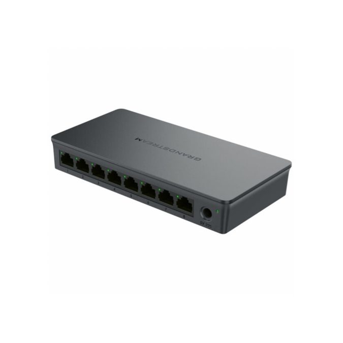 Коммутатор, Grandstream, GWN7701, неуправляемый, 8x GbE RJ45, пластиковый корпус