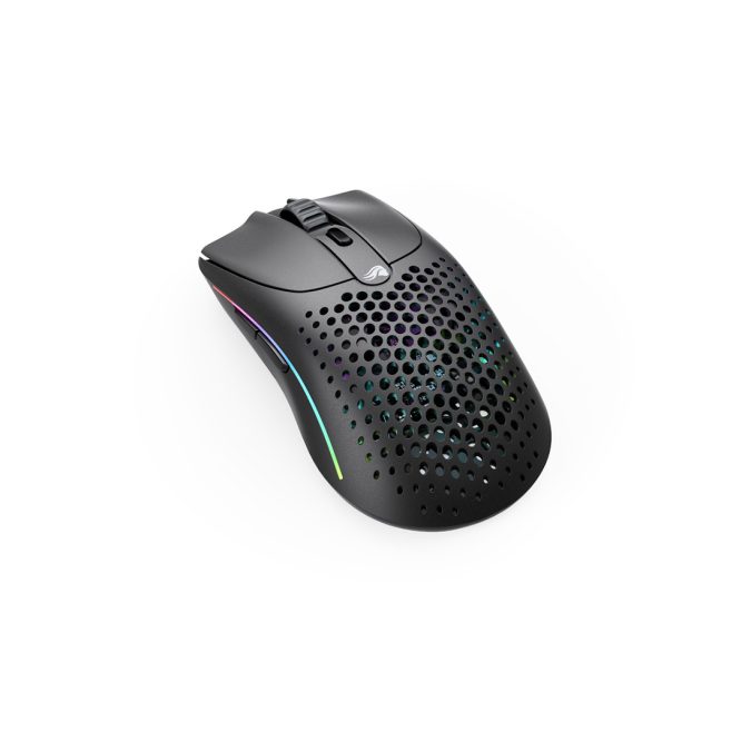 Компьютерная мышь, Glorious, Model O 2 Wireless, GLO-MS-OWV2-MB, Игровая, Оптическая, Беспроводная, 2.4 Ghz, Bluetooth 5.2 LE, Glorious BAMF 2.0 Sensor, 26000 DPI, 650 IPS, 50G, 1000 Hz, RGB, 6 кнопок, Длина провода 2м, Матовый черный