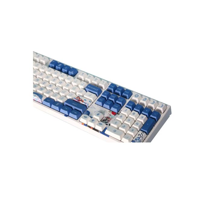 Клавиатура, Varmilo, Lovebirds-I VEM108, A36A002A9A3A06A003, Varmilo EC V2 Sakura, 108 клавиш, Механическая, Подсветка - Белая, Hot-Swap - Нет, Проводная, Type-C, 503*209*63мм, Англ/Рус, Голубой