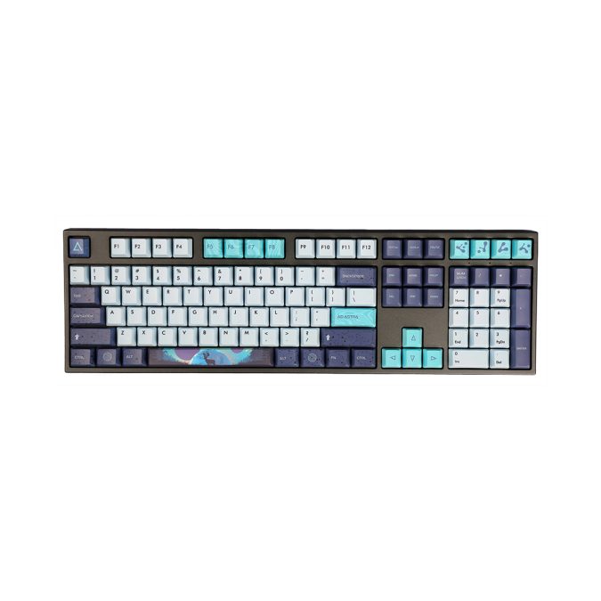 Клавиатура, Varmilo, Aurora VEM108, A36A060A9A3A06A048, Varmilo EC V2 Sakura, 108 клавиш, Механическая, Подсветка - Белая, Hot Swap - Нет, Проводная, Type-C, 505*215*65мм, Англ/Рус, Черный
