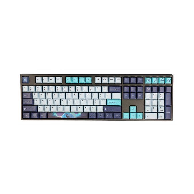 Клавиатура, Varmilo, Aurora VEA108, A26A060D4A3A06A048, Cherry MX Red, 108 клавиш, Механическая, Подсветка - Белая, Hot Swap - Нет, Проводная, Type-C, 505*215*65мм, Англ/Рус, Черный