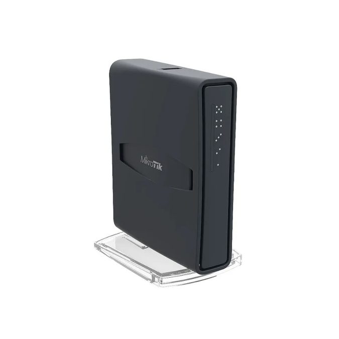 Маршрутизатор, MikroTik, RB952Ui-5ac2nD-TC, hAP ac lite, 5 портов 10/100M (Ether5 Passive PoE 0.5A), Passive PoE in, 802.11a/b/g/n/ac, AC750, RouterOS (4), -30°C to 70°C, desktop/tower case