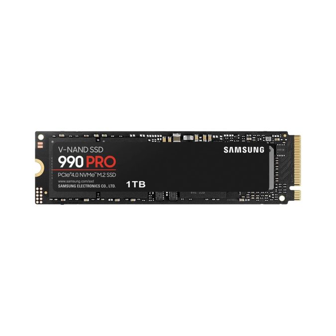 Твердотельный накопитель SSD, Samsung, 990 PRO MZ-V9P1T0BW, 1 TB, M.2 2280, PCIe 4.0 x4 NVMe, 7450/6900 Мб/с