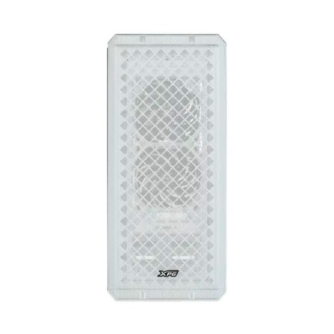 Компьютерный корпус, XPG, Defender White, DEFENDER-WHCWW, Mid Tower, E-ATX/ATX/ m-ATX/ Mini-ITX/CEB/EEB, USB 3.0*2/ HD Audio+Mic, Кулер 3*12см, Высота процессорного кулера до 170мм, Длина VGA до 400мм, Количество внутренних отсеков 2*3,5"/4*2,5" , Сталь/Закаленное стекло, 492x220x441 мм, без Б/П, Белый