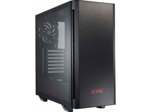 Компьютерный корпус, XPG, Invader Black, INVADER-BKCWW, Mid Tower, ATX/ m-ATX/ Mini-ITX, USB 3.0*2/ HD-Audio+Mic, Кулер 2*12см, Высота процессорного кулера до 170мм, Длина VGA до 430мм, Количество внутренних отсеков 2*3,5"/2*2,5", Сталь/Закаленное стекло, 470x206x482мм, без Б/П, Черный