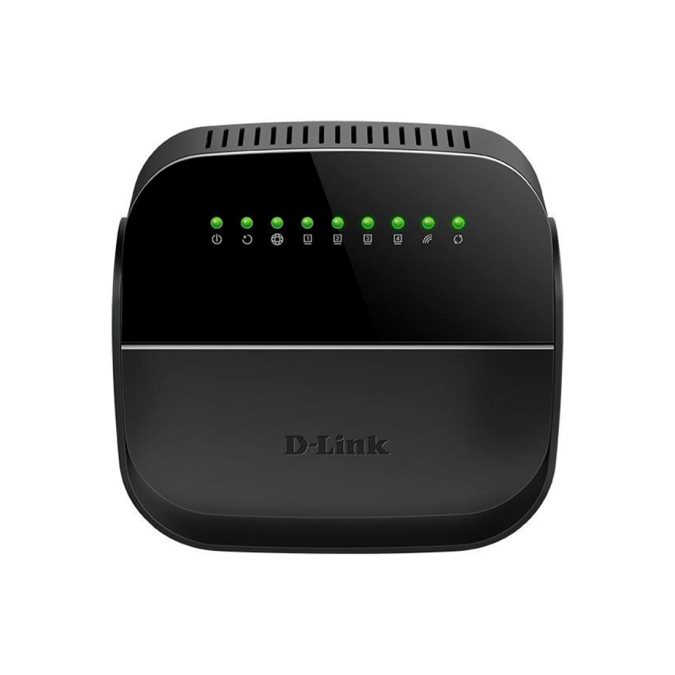 Модем, D-Link, DSL-2640U/R1A, Беспроводной, ADSL, 802.11b/g/n, N150, Порт ADSL с разъемом RJ-11, 4 порта LAN 10/100BASE-TX