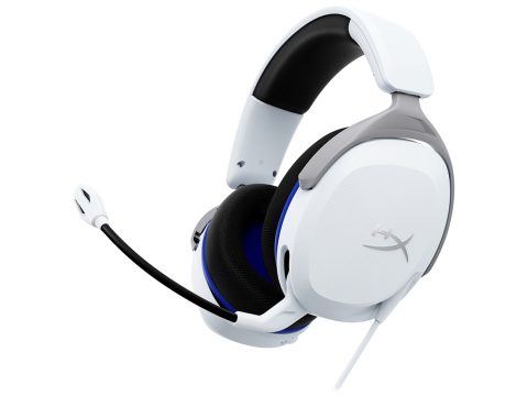 Гарнитура, HyperX, 6H9B5AA, Cloud Stinger 2 Core PS, Микрофон поворотный гибкий, Динамики 40 мм, 95 дБ, 10Гц–25кГц, Белый