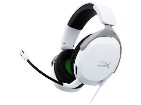 Гарнитура, HyperX, 6H9B7AA, CloudX Stinger 2 Core, Микрофон поворотный гибкий, Динамики 40 мм, 95 дБ, 10Гц–25кГц, Белый
