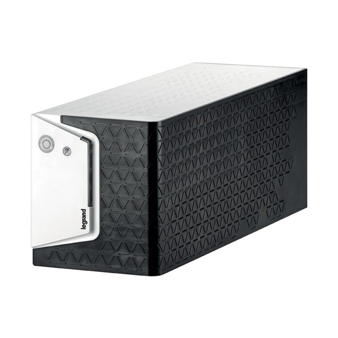 Источник бесперебойного питания, Legrand, Keor SP 1500 ВА 310190, Мощность 1500ВА/900Вт, Линейно-интерактивный, Напольный, LED индикаторы/USB/RS-232, Диапазон работы AVR:170-290В, Бат.: 12В/9Ач.*2 шт., Вых: 2 x Schuko, 2 х IEC C13, Чёрно-белый