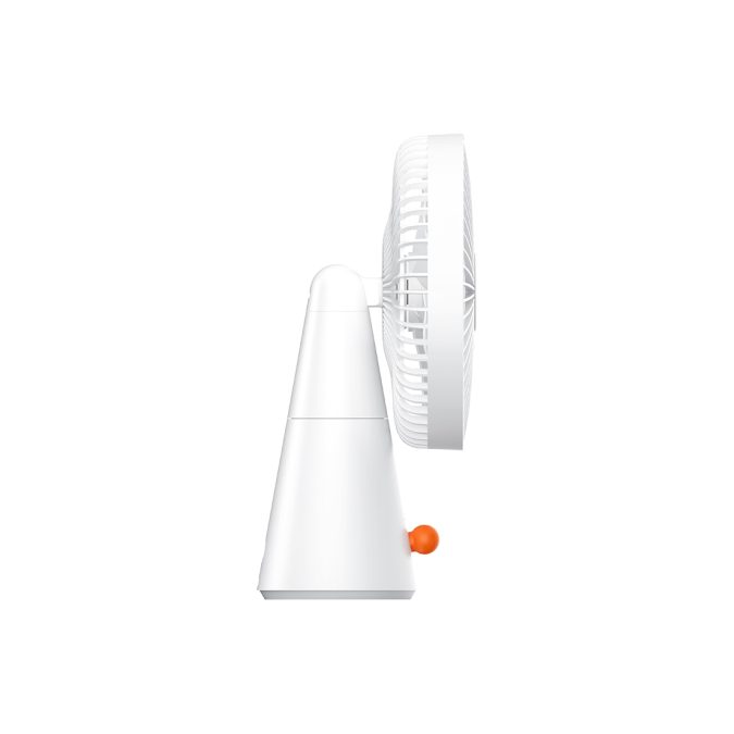Перезаряжаемый мини-вентилятор, Xiaomi, Rechargeable Mini Fan (ZMYDFS01DM/BHR6089GL), Номинальная мощность 10 Вт, Автономная работа 18.5 ч, 4 скорости, Уровень шума 48 дБ(А), Белый