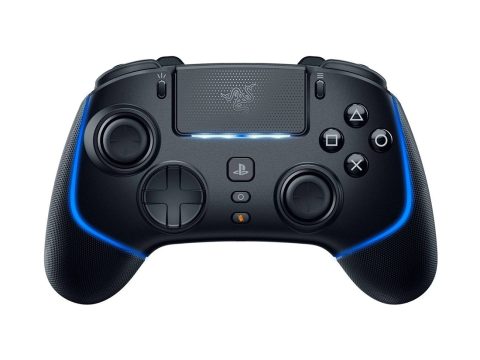 Геймпад, Razer, Wolverine V2 Pro, RZ06-04710100-R3G1, Работает с PlayStation 5 & PC Gaming Controller, 6 дополнительных многофункциональных кнопок, Аналоговый аудио разъем 3,5 мм, Чёрный