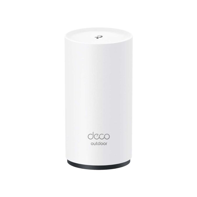 Беспроводная MESH-система Wi-Fi, TP-Link, Deco X50-Outdoor(1-pack), Wi-Fi 6, 802.11a/b/g/n/ac/ax, AX3000, 2,4 ГГц/5 ГГц, 2 гигабитных порта WAN/LAN, PoE 802.3at, –30...+60 °C, уличное исполнение