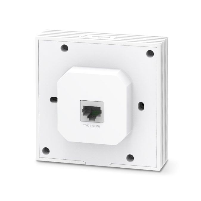 Wi-Fi точка доступа, TP-Link, EAP650-Wall, 802.11a/b/g/n/ac/ax, AX3000, 1 порт Ethernet 1 Гбит/с (с поддержкой PoE IEEE802.3at), Встраиваемая в стену