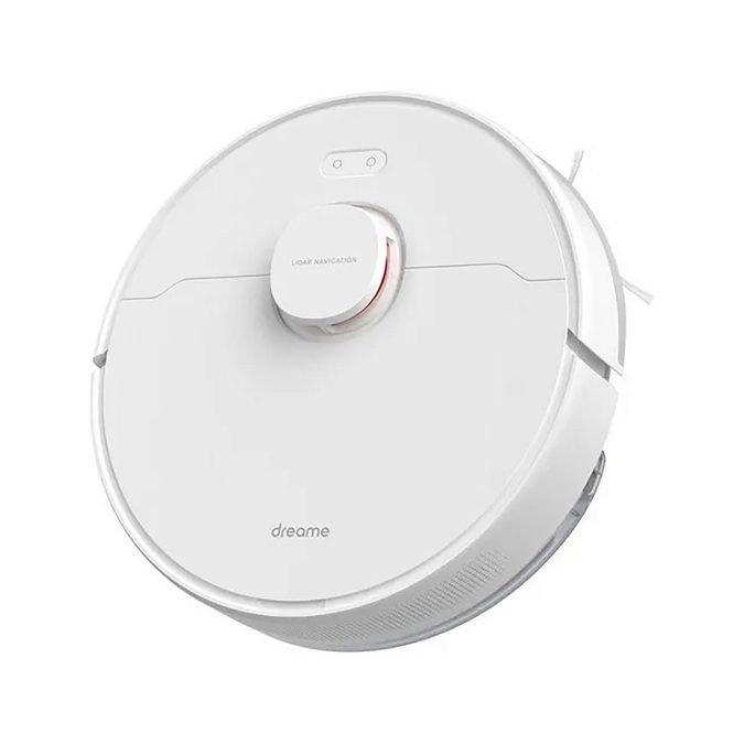 Робот-пылесос, Dreame, Robot Vacuum D10s, LDS, Аккумулятор 5200 мАч, Пылесборник 570 мл, Резервуар для воды 235 мл, Сила всасывания 5000 Па, Уровень шума 63 дБ, Nylon Filter+Hepa, Следует вдоль стены, затем S-образным маршрутом, Время автономной работы 160 минут, Белый