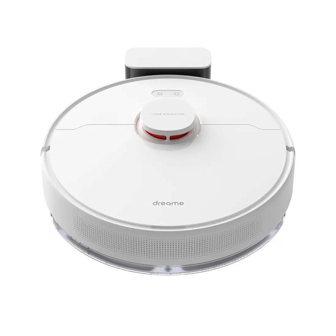 Робот-пылесос, Dreame, Robot Vacuum D10s, LDS, Аккумулятор 5200 мАч, Пылесборник 570 мл, Резервуар для воды 235 мл, Сила всасывания 5000 Па, Уровень шума 63 дБ, Nylon Filter+Hepa, Следует вдоль стены, затем S-образным маршрутом, Время автономной работы 160 минут, Белый