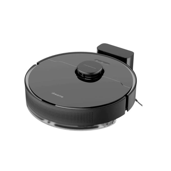 Робот-пылесос, Dreame, Robot Vacuum D10s Pro, RLS6A, LDS, Сухая и влажная уборка, Пылесборник 570 мл, Резервуар для воды 235 мл, Аккумулятор 5200 мАч, Время автономной работы 160 мин, Сила всасывания 5000 Па, LDS+Bump Board+AI, Уровень шума 60 дБ, Следует вдоль стену, далее по S-маршруту, Nylon Filter+Hepa, 350*350*96.8mm, 100~240V 50/60HZ, Черный